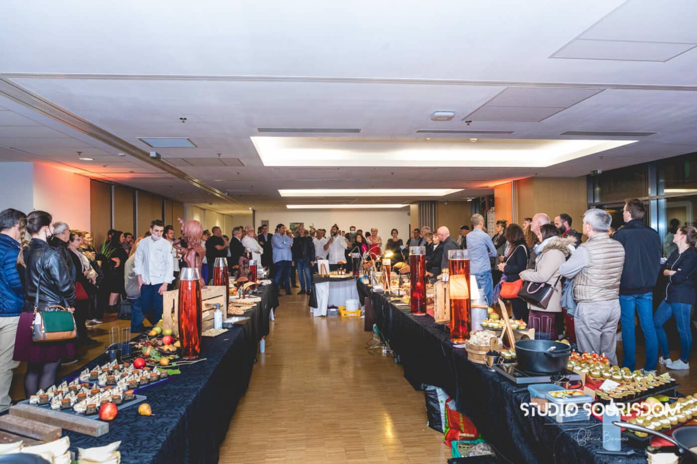 Soirée dinatoire Sensibilité gourmande à l'hôtel de Région Auvergne Rhône-Alpes