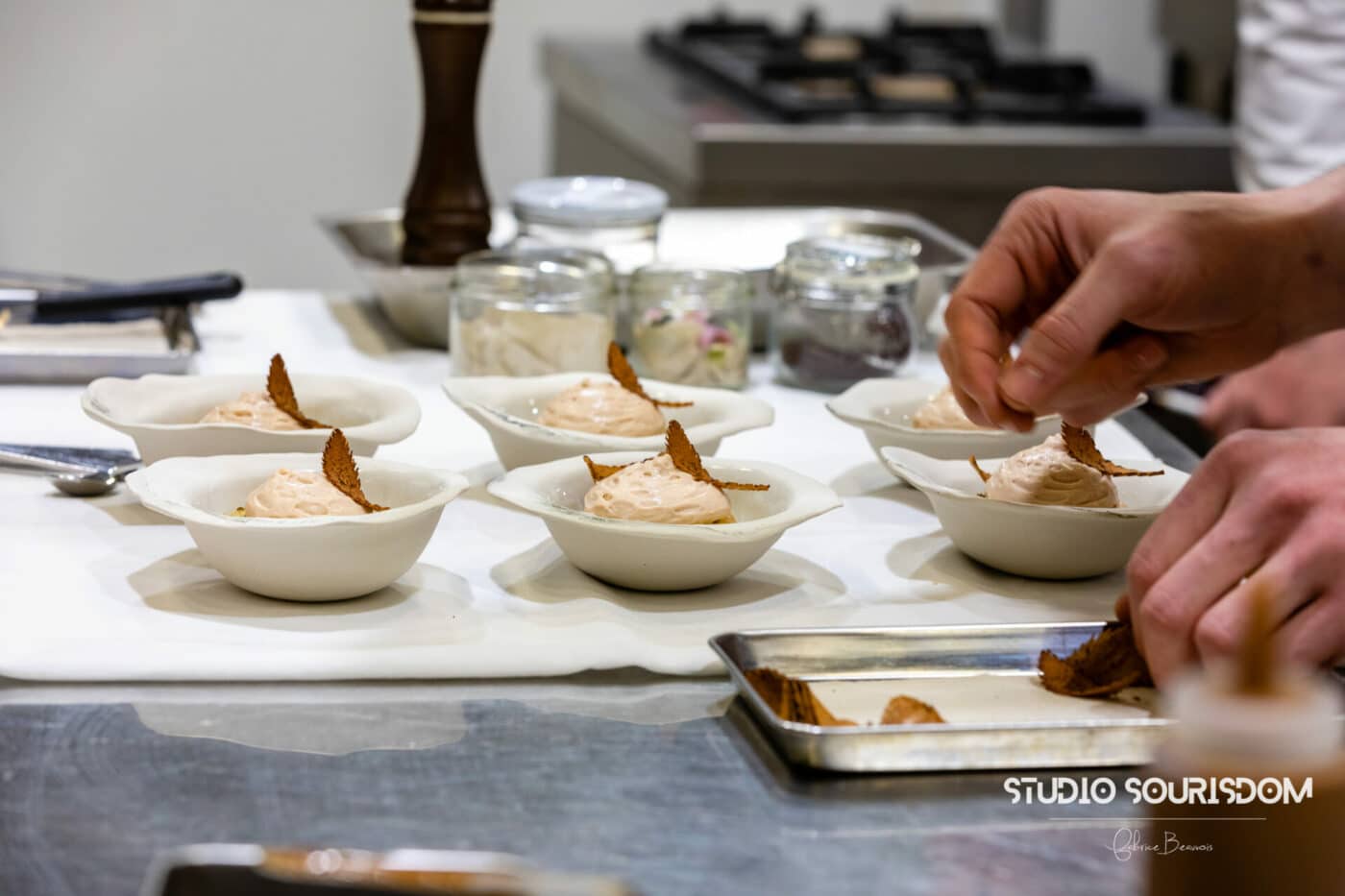 Travail d'un candidat sur un évènement culinaire