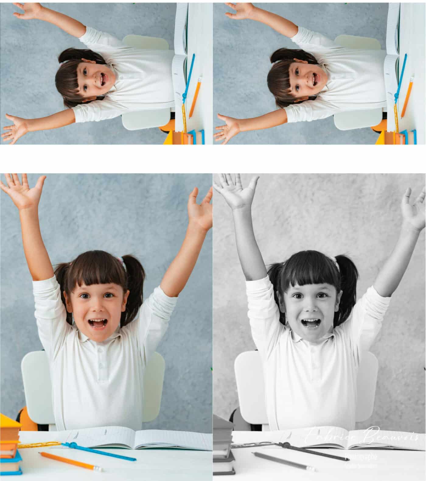 Multivue photographies scolaires format 18x20